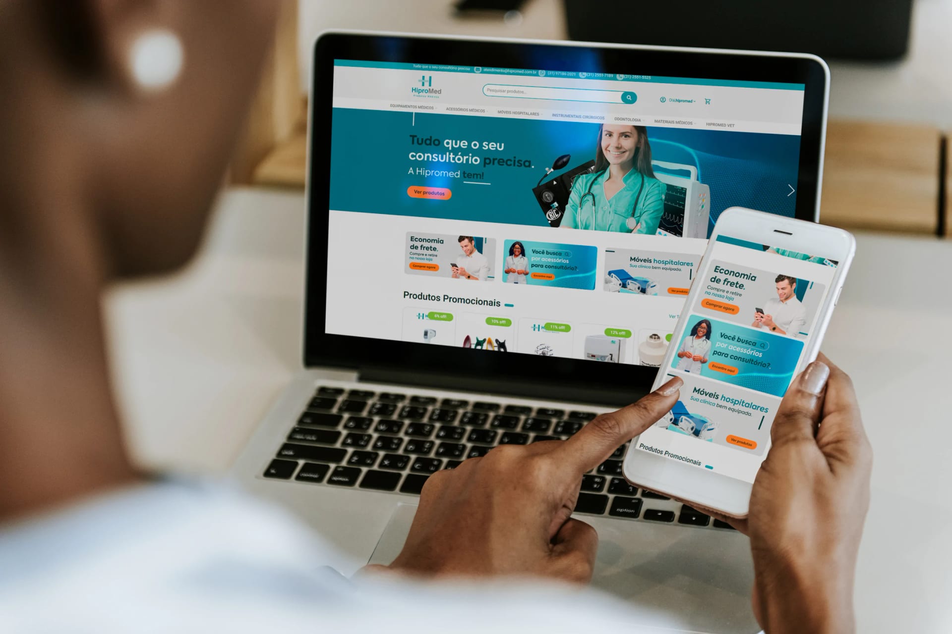 Case Hipromed — Site + SEO para Hipromed | Produtos médicos