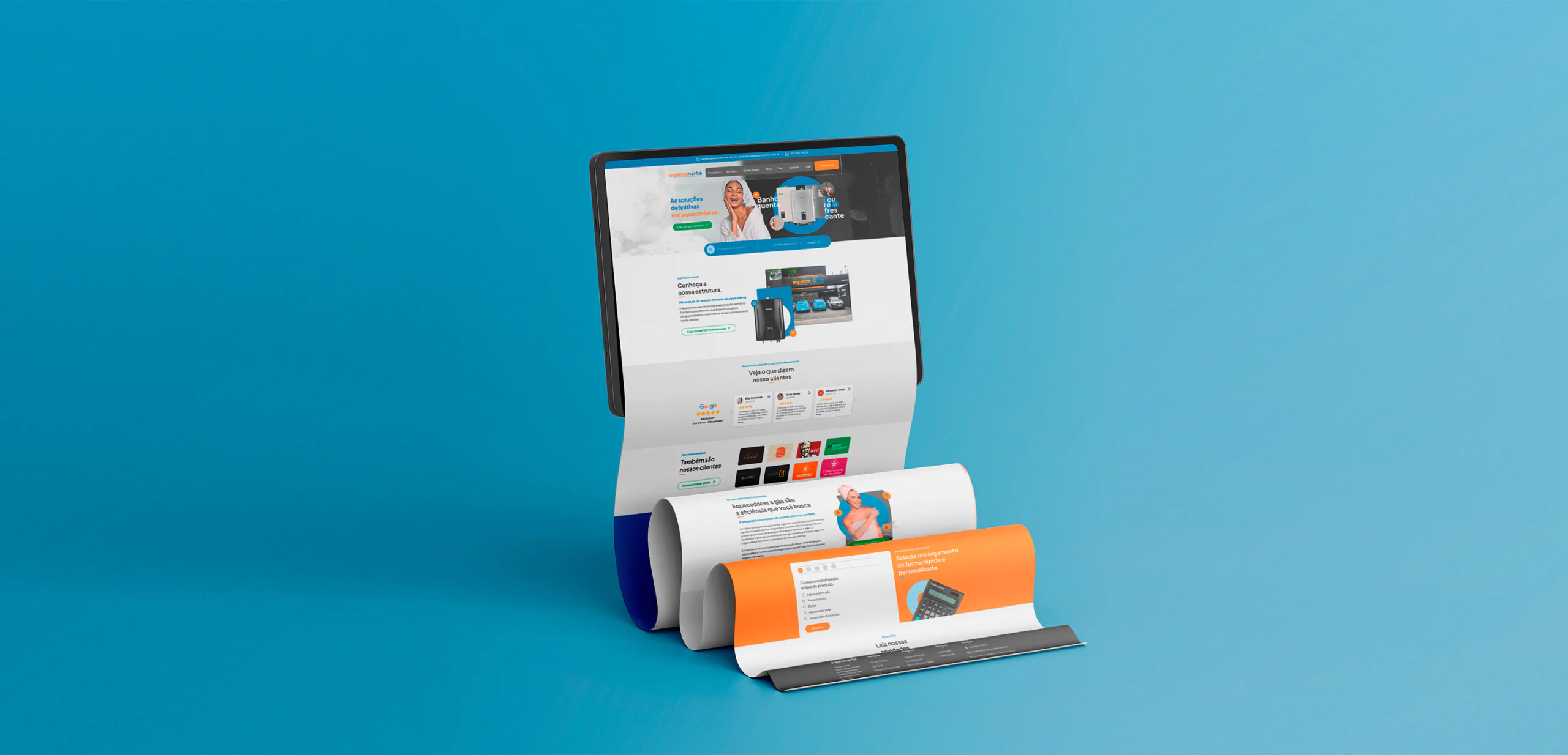 Case Aquecenorte — Site + SEO para Aquecenorte