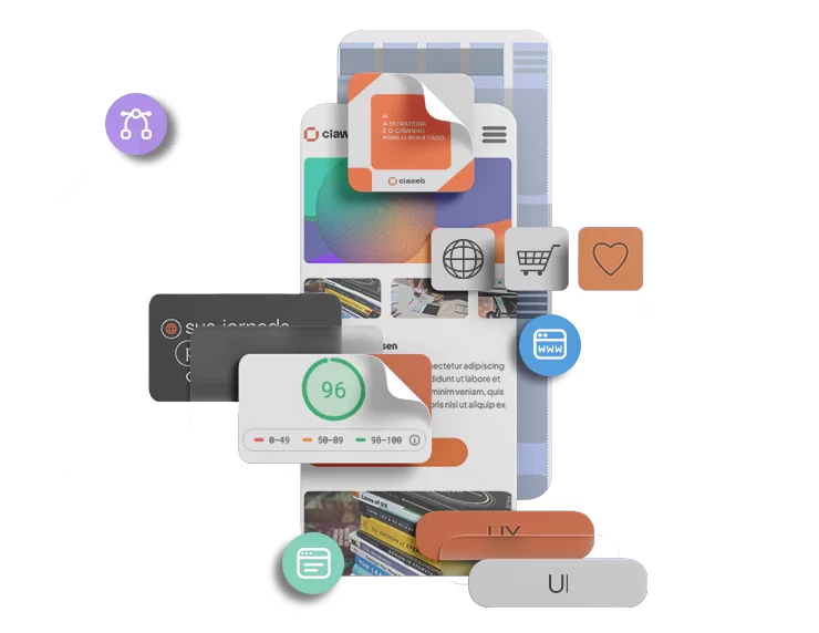 Criação de landing page, serviço da ciaweb