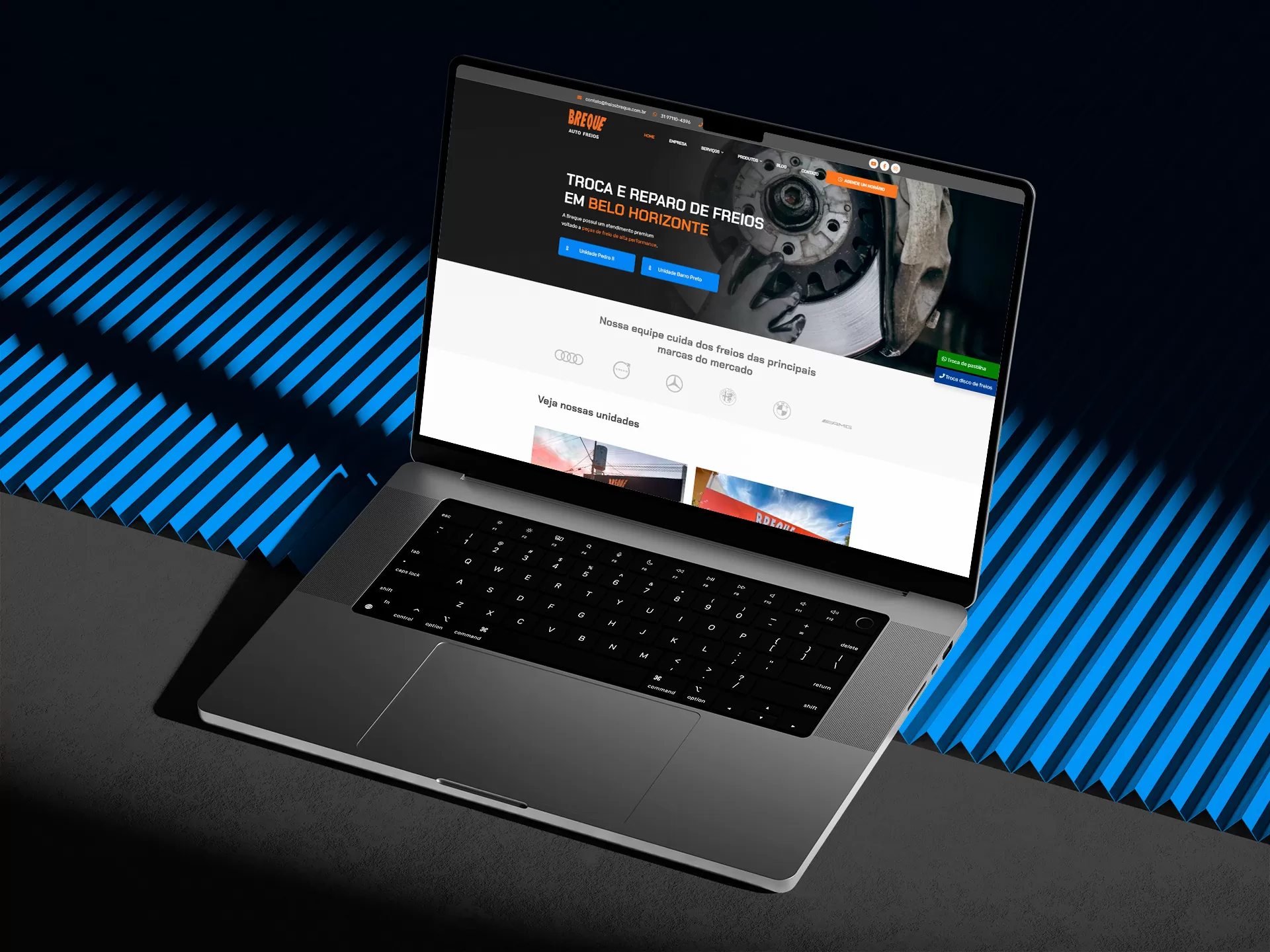 Case Breque Auto Freios — Site institucional para Breque Auto Freios