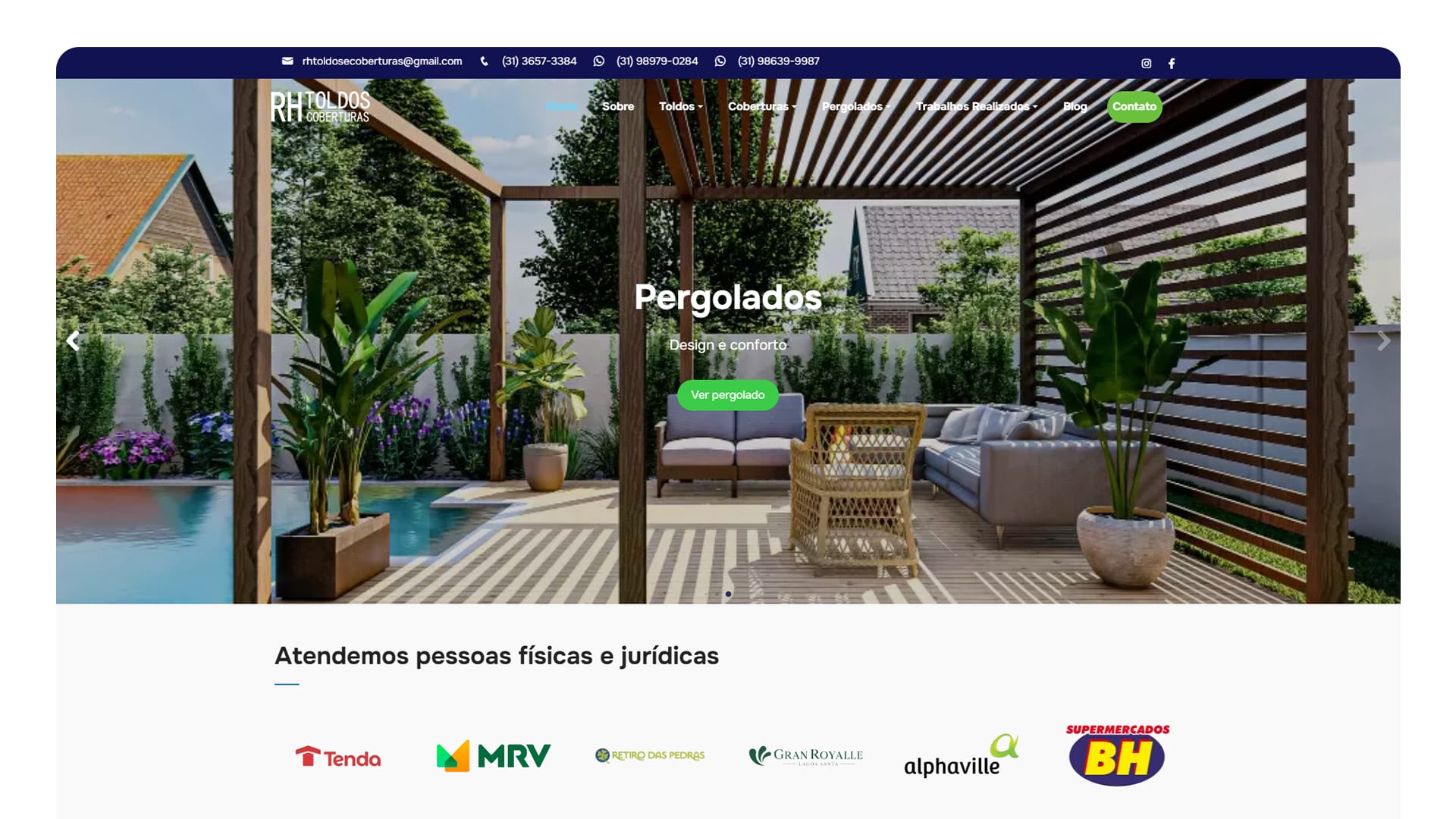Versão atual — RH Toldos